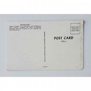 Chimney Rock Oregon Trail Landmark Bayard NB Postcard