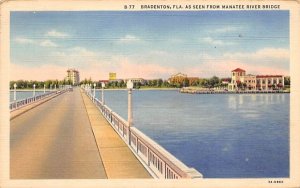Bradenton FL, USA Manatee River Bridge Florida