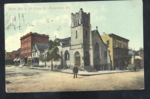 HOMESTEAD PENNSYLVANIA PA. DOWNTOWN NINTH STREET SCENE VINTAGE POSTCARD