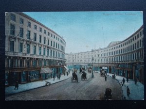 London REGENT STREET c1904 Postcard by Emuire Series 800