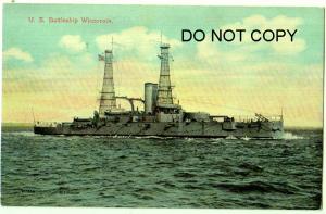 US Battleship Wisconsin