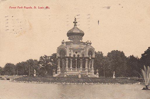 Forest Park Pagoda, St. Louis 1908