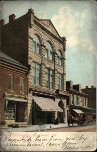 Hagerstown MD Masonic Temple 1907 Used Postcard
