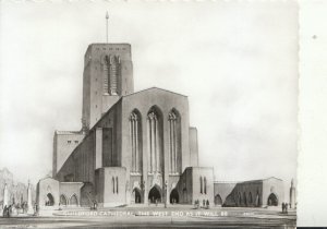 Surrey Postcard - Guildford Cathedral - The West End as It Will Be - Ref TZ5001