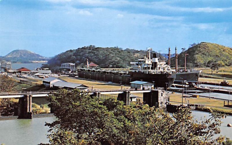 Miraflores Locks Panama Canal Panama Tape on back 