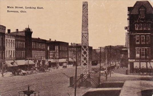 Ohio Ravenna Main Street Looking East