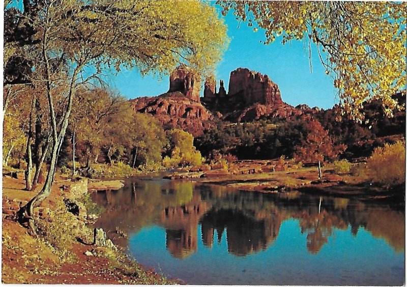 Cathedral Rock & Oak Creek at Red Rock Crossing Sedona Arizona