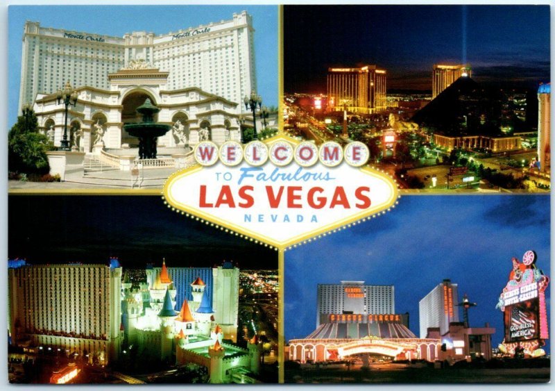 Postcard - Welcome To Fabulous Las Vegas, Nevada