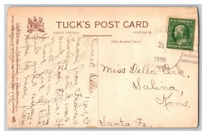 Vintage Postcard TUCKS We Are Too Young Dear Me Cantaloupe Garden Patch No. 2 