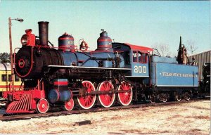 Postcard TRAIN SCENE Rusk Texas TX AK8408