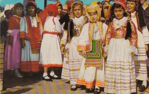 Florida Tarpon Springs Girls In Native Greek Costumes At Epiphany Ceremony 1972