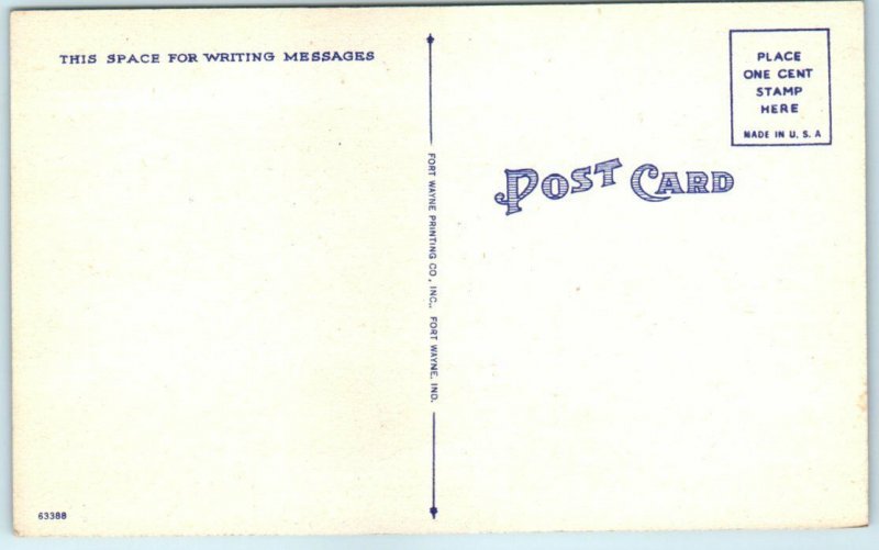 Postcard - The Sand Dunes, Gary, Indiana