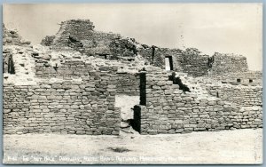 KEY HOLE DOORWAY AZTEC RUINS NEW MEXICO ANTIQUE REAL PHOTO POSTCARD RPPC