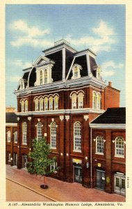 VA - Alexandria. Alexandria Washington Masonic Lodge