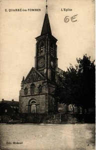 CPA AK QUARRÉ-les-TOMBES Église (869091)