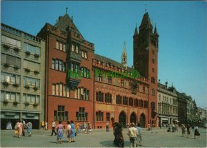 Switzerland Postcard - Basel Marktplatz Mit Rathaus    RR12028