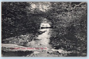 1910 Delaware Water Gap Pennsylvania Vintage Postcard Broadhead's Creek Monroe