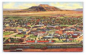 Air View Of Tucumcari N.M. New Mexico Postcard