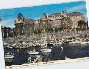 Postcard Empress Hotel Swiftsure Inner Harbour at Victoria BC Canada