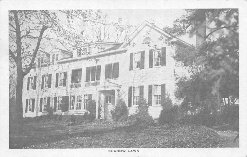 Washington DC Shadow Lawn Residence Vintage Postcard AA79424