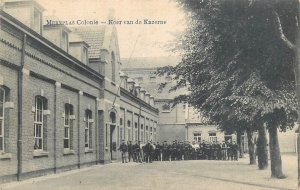 Belgium Antwerp Merxplas Colonie courtyard of the barracks 1909