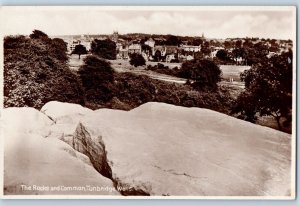 Kent England Postcard The Rocks Common Royal Tunbridge Wells 1944 RPPC Photo