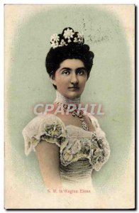 Old Postcard HM The Queen Elena