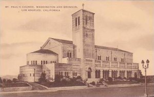 Califorinia Los Angeles St.Pauls Church Artvue