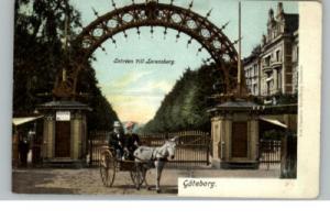 GOTEBORG SWEDEN Entreen till Loresnberg c1905 Postcard