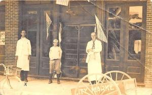 Fort Myers FL City Market All American Shoe Store Real Photo RPPC Postcard