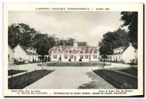 Old Postcard Exposition Coloniale Internationale Paris Section United States ...