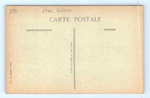 Postcard WWI France Carrier Belleuse Pantheon De La Guerre President Wilson G18