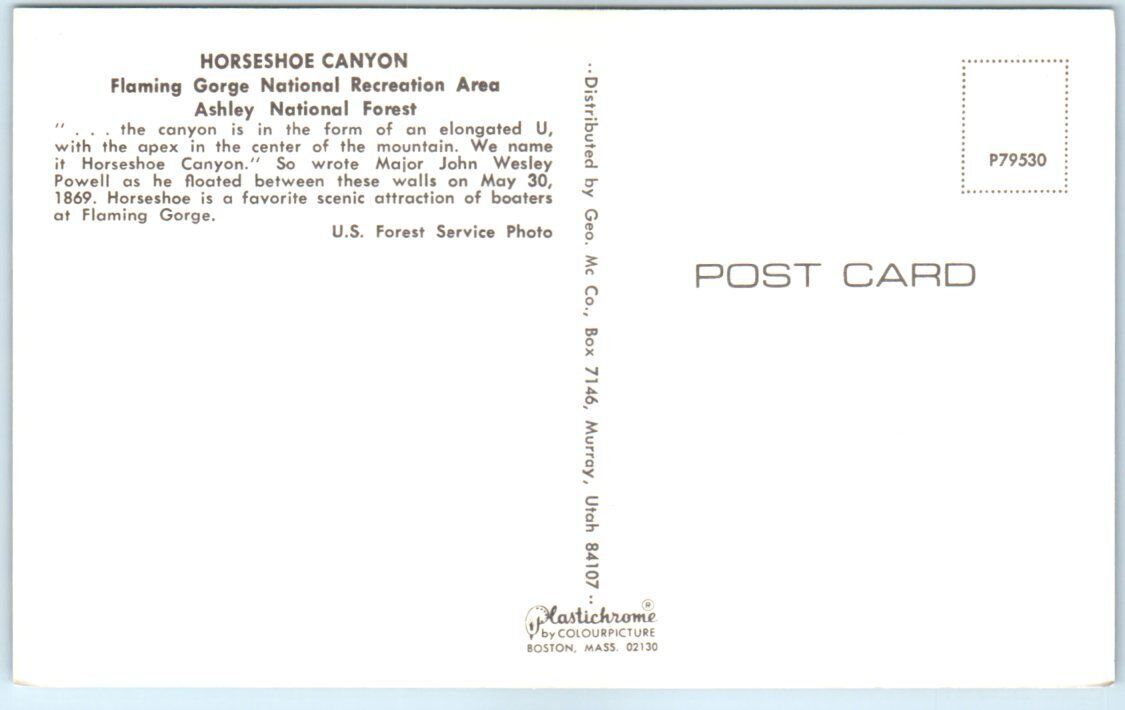 Horseshoe Canyon, Ashley National Forest, Flaming National