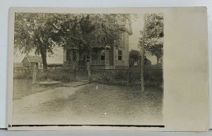 RPPC Nice Little Country House Home  c1908 Postcard L16