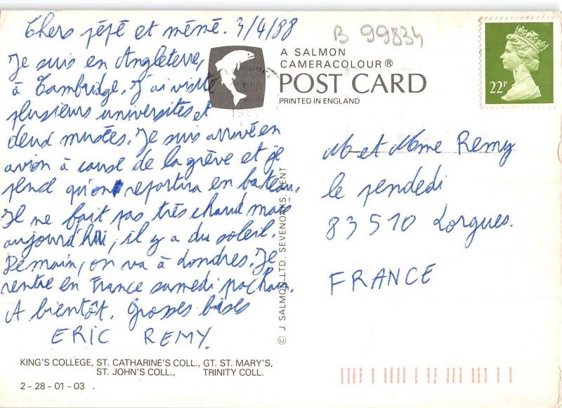 B99834 cambridge  uk