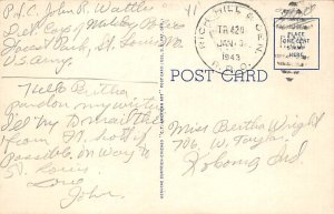 Parsons Kansas Postcard