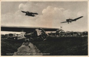 Netherlands Soesterberg Theehuis Soesterdal Vliegterrein Aircraft Postcard 09.00