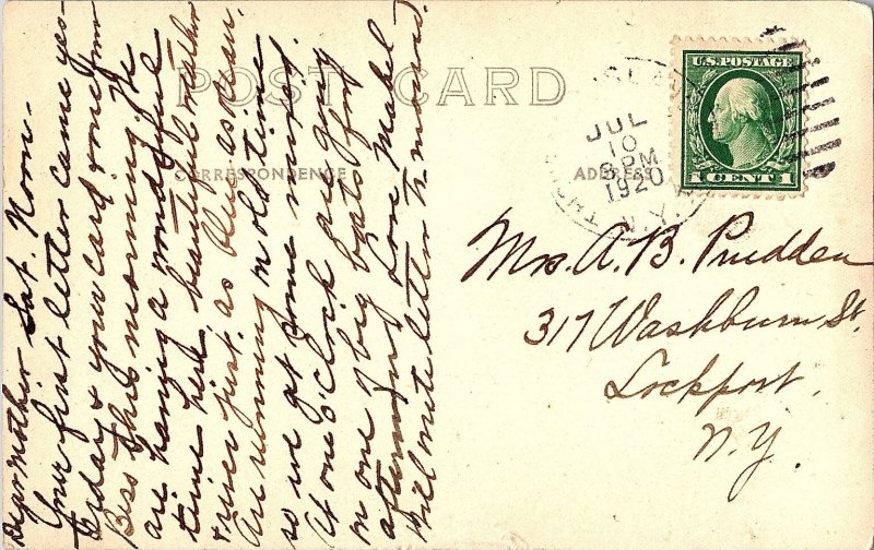 RPPC 1909 Rochester Pennsylvania PA Victorian House Residence Real Photo