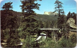 Postcard SD Custer State Park - Needles Highway - Pig Tail Bridge