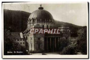 Kirche St. Blasein Old Postcard
