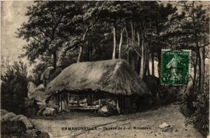 CPA ERMENONVILLE Cabane de Rousseau (377126)