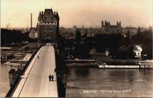 Germany Worms Totalansicht Vintage RPPC C048