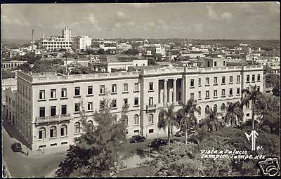 mexico TAMPICO Vista Palacio ca. 1940 RPPC