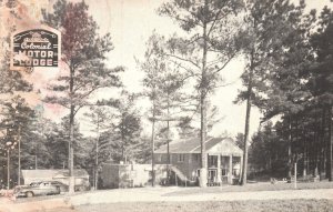 Vintage Postcard 1950's Colonial Motor Lodge Highway Hotel Atlanta Georgia GA