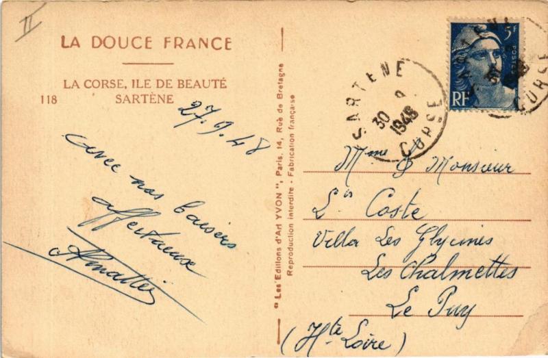 CPA SARTENECORSE (711219)