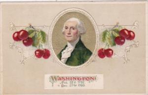 George Washington Portrait and Cherries 1913