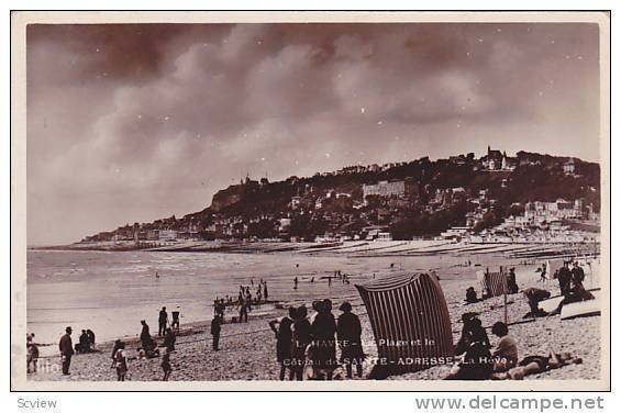 RP, Bathing Beach, Plage Et Le Coteau De Sainte-Adresse, Le Havre (Seine Mari...