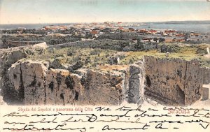 Strada dei Sepolcri e Panorama della Citta SiracUSA Italy 1905 