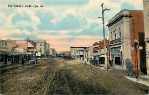 CA, Coalinga, California, Fifth Street, Expo Logo, Benham Co No A-17957