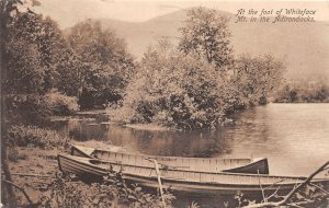 PC1/ Whiteface Mountain Adirondacks New York Postcard c1910 Canoe 398